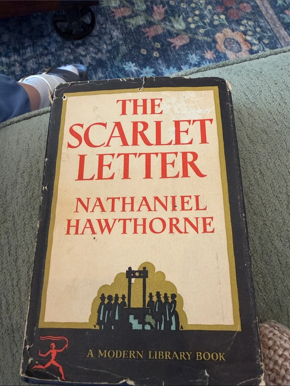 Vintage 1950 Hardback The Scarlet Letter by Nathaniel Hawthorne. Collectible